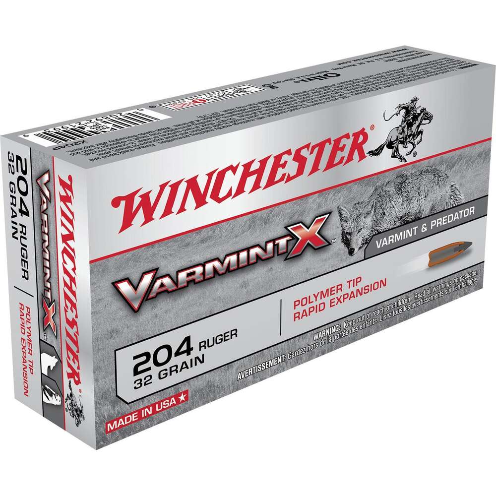 Ammunition Winchester Ammunition Ready Series 204Ruger 204 RUGER 32GR VARMINT-X 20RD